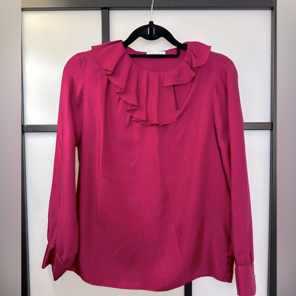 [New] Sandro Blouse Pink